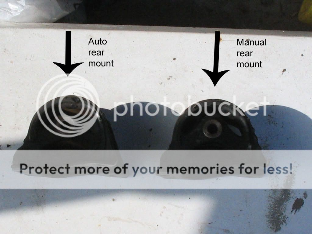 Engine mounts for auto to manual swap in EK. Is Honda the only place to